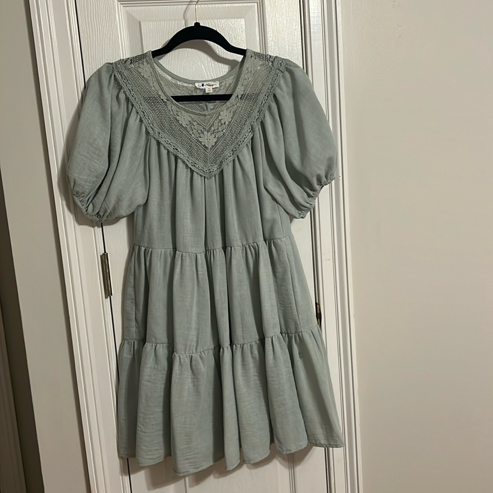 Blu Pepper tiered dress